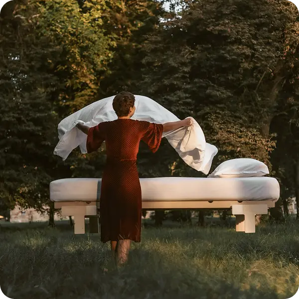 Levitas Bett Belüftung